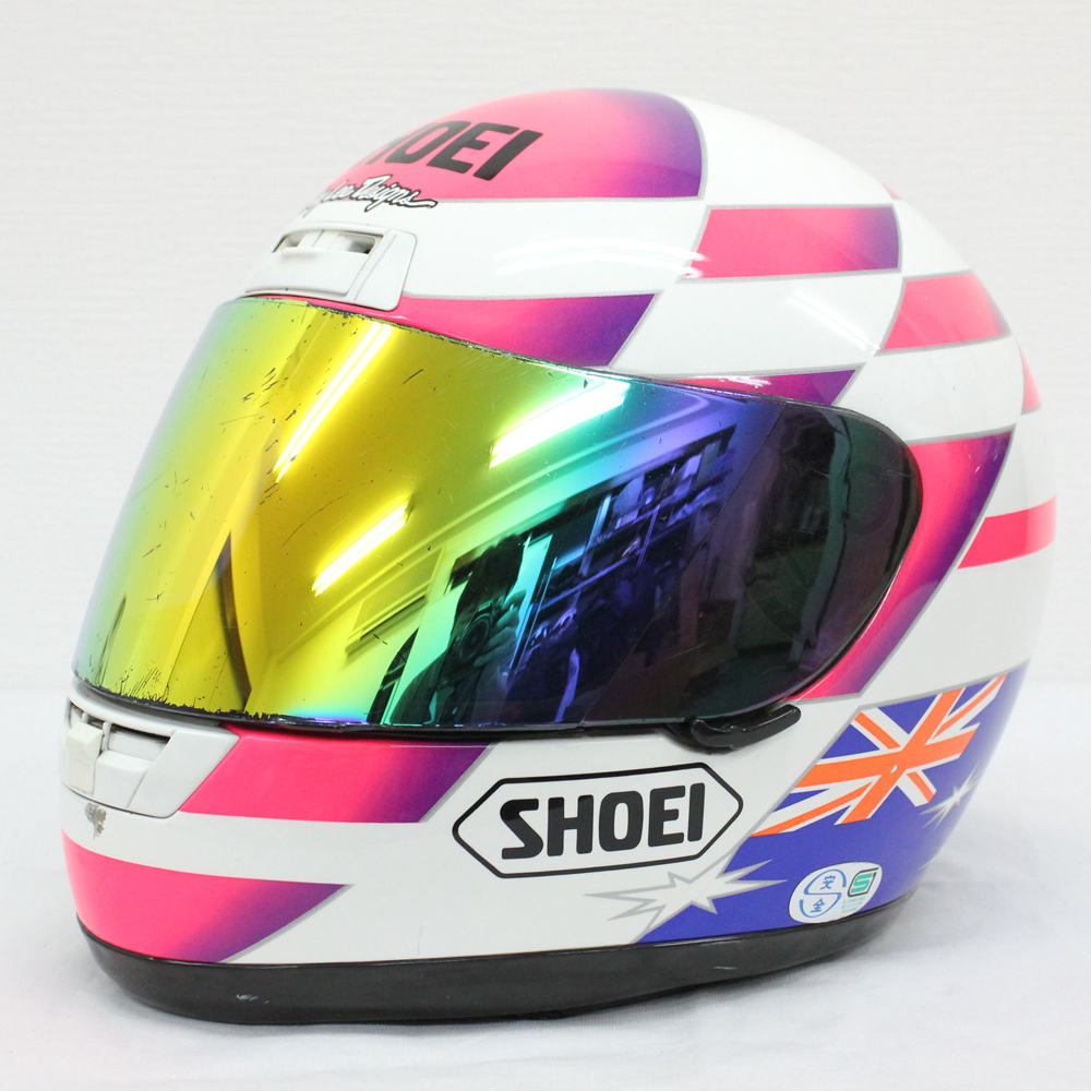 Shoei ショウエイ X 8 Gardner ガードナーレプリカ フルフェイスヘルメットを買取させていただきました ヘルメット買取専門ライドオン バイクヘルメットを高値で宅配買取いたします