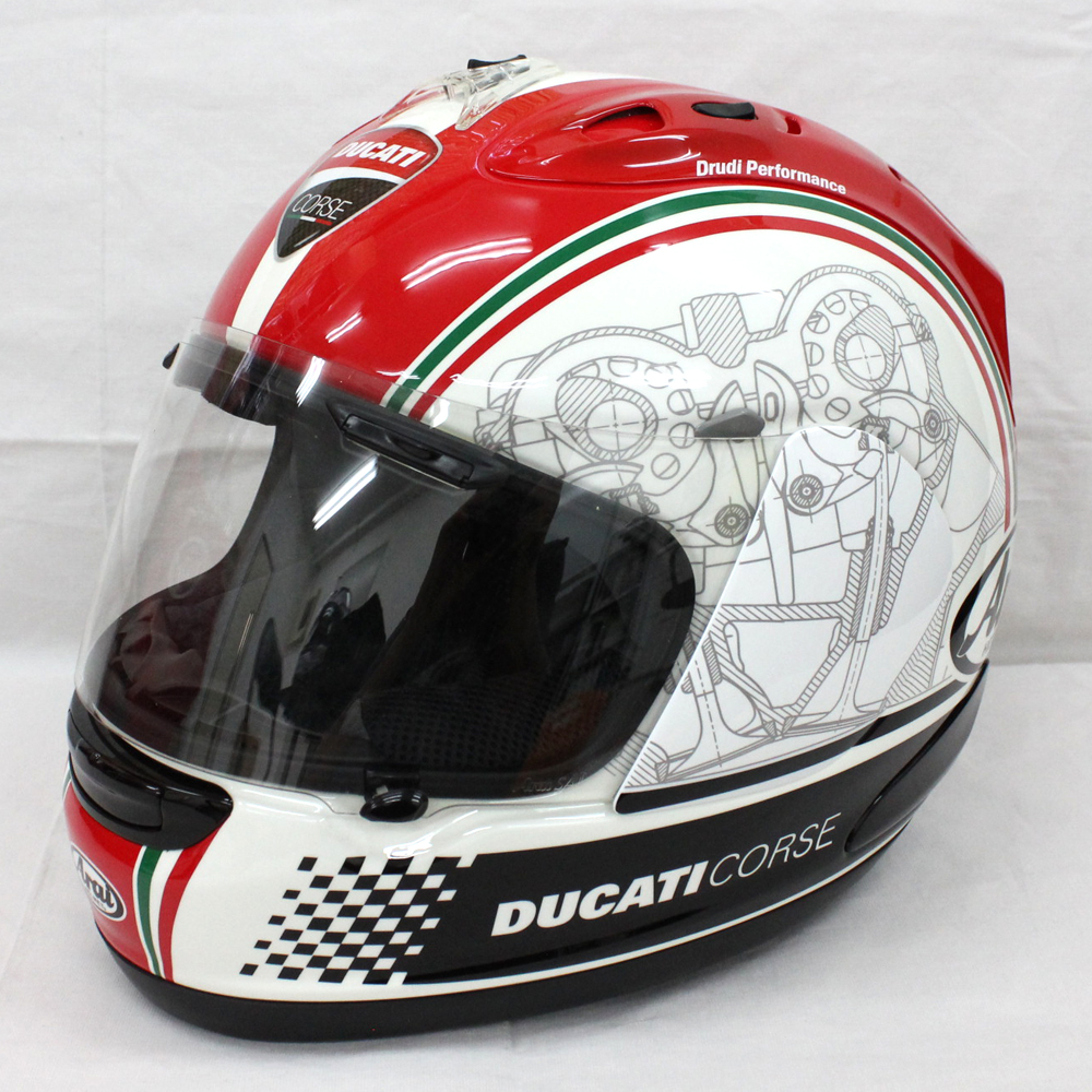 12,300円Ducati フルフェイス　Arai ヘルメット