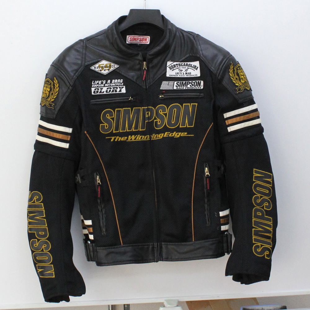 シンプソン55周年記念 ライダース メッシュジャケットを大阪府大阪市の 