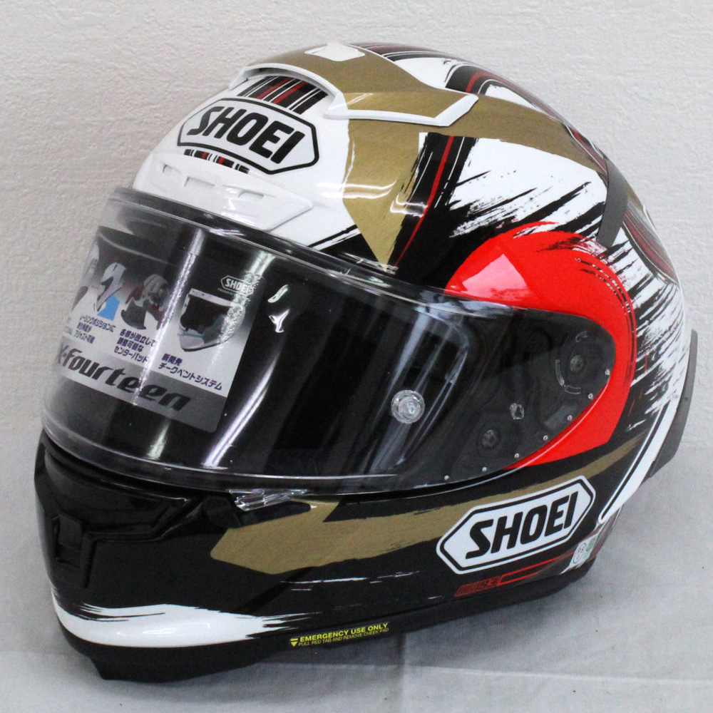 SHOEI ショウエイ X-Fourteen MARQUEZ MOTEGI2 フルフェイスヘルメットを徳島県徳島市のお客様より買取させていただきました  | ヘルメット買取専門ライドオン。バイク用品を高価買取いたします。