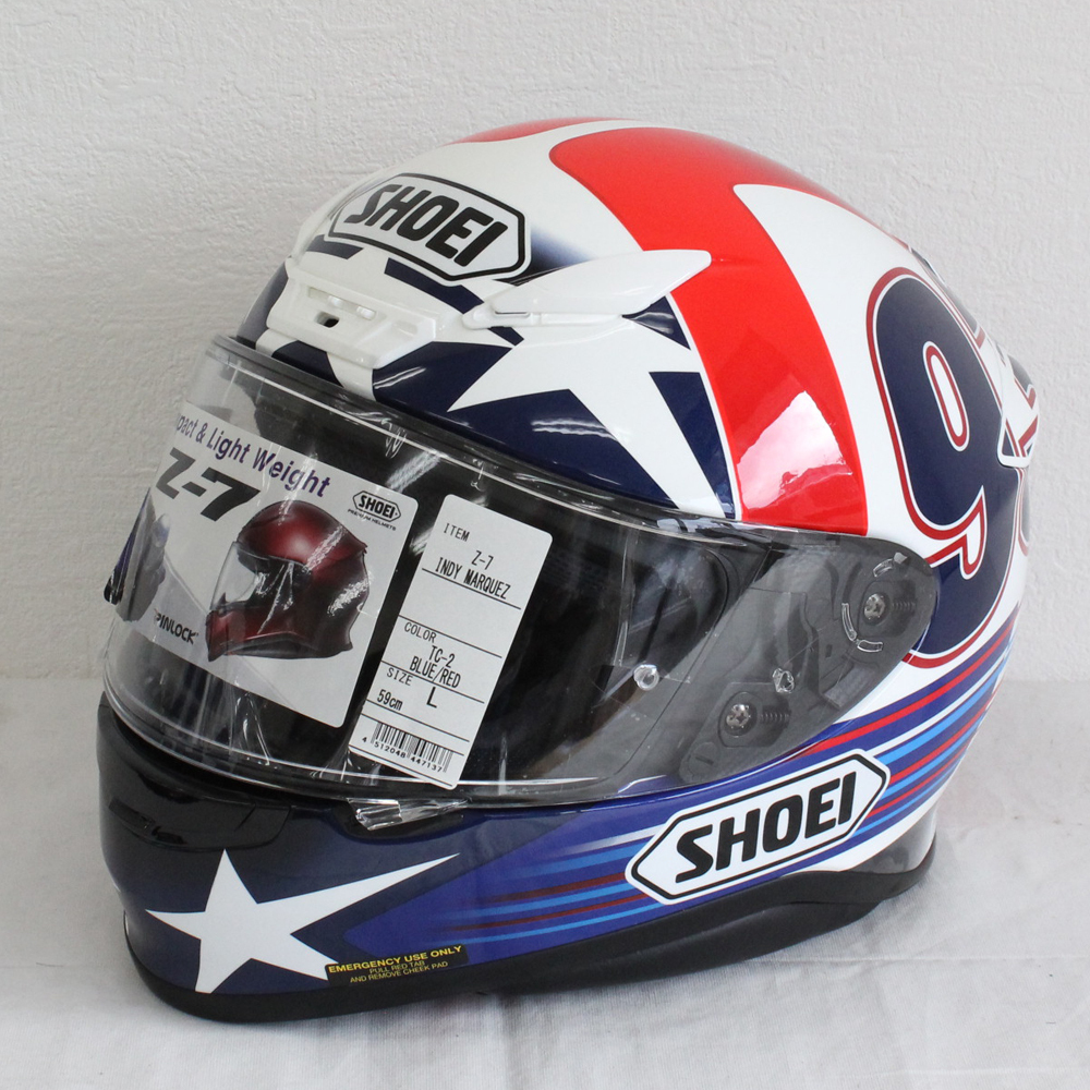 SHOEI ショウエイ Z-7 INDY MARQUEZ マルケス フルフェイスヘルメット ...