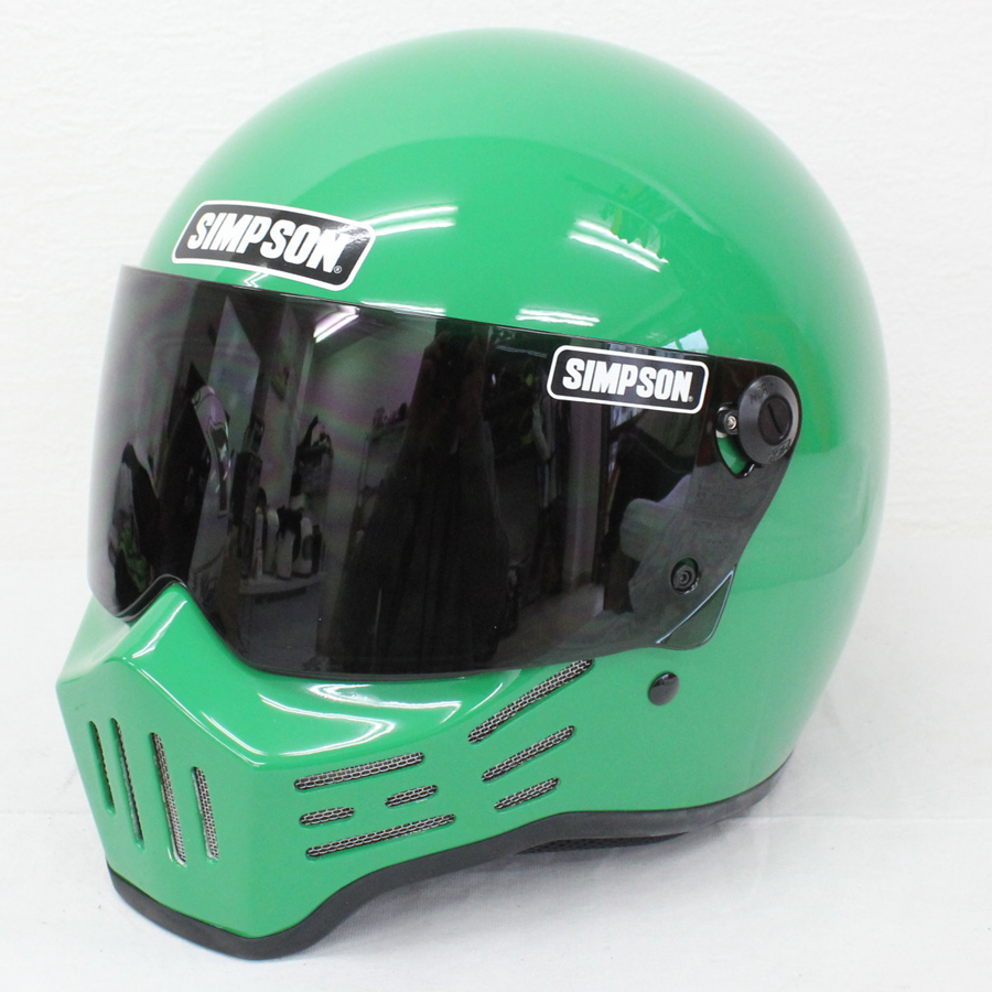 シンプソンヘルメット限定カラーグリーン59cmご連絡お待ちしております
