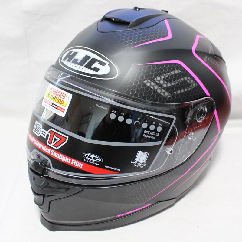 ヘルメット 買取 HJC IS-17 LANK MC8SF フルフェイスヘルメット ブラック/パープル